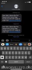 SCAM Text Messages